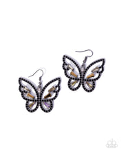 Load image into Gallery viewer, Fair Flutter - Black Paparazzi Accessories