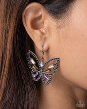 Load image into Gallery viewer, Fair Flutter - Black Paparazzi Accessories