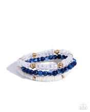 Load image into Gallery viewer, Sensible Shells - Blue Paparazzi Accessories