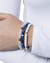 Load image into Gallery viewer, Sensible Shells - Blue Paparazzi Accessories