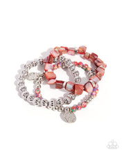Load image into Gallery viewer, Sunshine Stack - Red Paparazzi Accessories