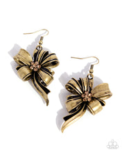 Load image into Gallery viewer, Gift Wrapped - Brass Paparazzi Accessories