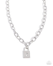 Load image into Gallery viewer, Leading Lock - Silver Paparazzi Accessories