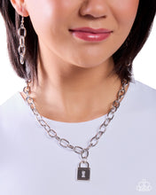 Load image into Gallery viewer, Leading Lock - Silver Paparazzi Accessories