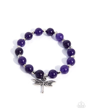 Load image into Gallery viewer, Dragonfly Delay - Purple Paparazzi Accessories