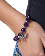 Load image into Gallery viewer, Dragonfly Delay - Purple Paparazzi Accessories