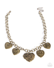 Load image into Gallery viewer, Chic Conclusion - Brass Paparazzi Accessories