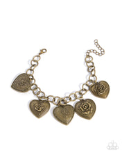Load image into Gallery viewer, Chic Conclusion - Brass Paparazzi Accessories
