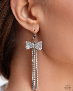 fashion fix,hoops,rhinestones,white,Dashing Daydream White Hoop Earrings