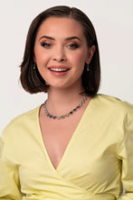 Load image into Gallery viewer, Kaleidoscope Charm Multi Rhinestone Necklace Paparazzi Accessories