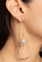 Load image into Gallery viewer, Stellar Showstopper Gold Post Earring Paparazzi Accessories