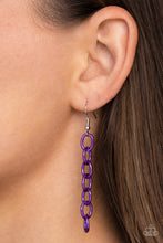 Load image into Gallery viewer, Mardi Gras Mayhem Purple Neckace Paparazzi Accessories