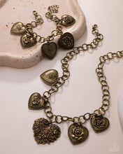 Load image into Gallery viewer, Chic Conclusion - Brass Paparazzi Accessories