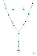 Load image into Gallery viewer, Sandstone Savannahs Multi Stone Lanyard Paparazzi Accessories