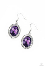 Load image into Gallery viewer, Only FAME In Town Purple Earring Paparazzi Accessories