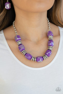 Girl Grit Purple Necklace Paparazzi Accessories