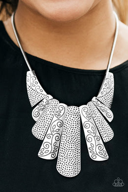 Untamed Silver Necklace Paparazzi Accessories