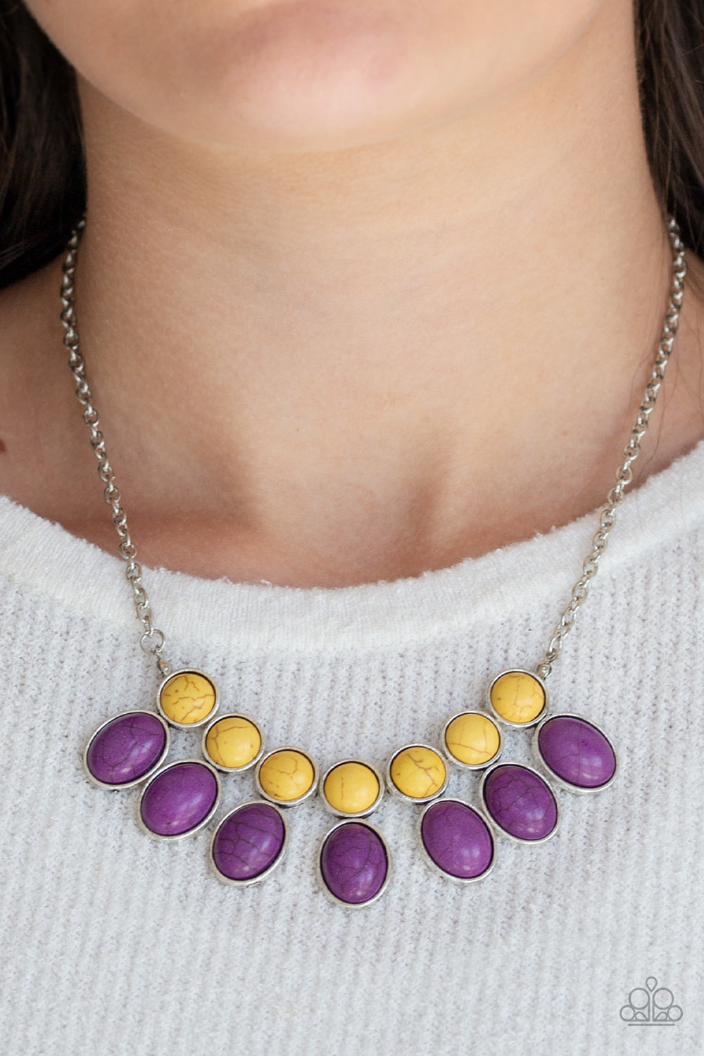 Environmental Impact Purple Necklace Paparazzi Accessories