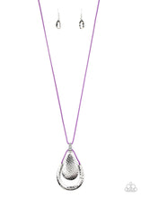 Load image into Gallery viewer, Texture Trekker Purple Urban Necklace Paparazzi Accessories