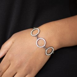 Dress the Part Black Gunmetal Bracelet Paparazzi Accessories