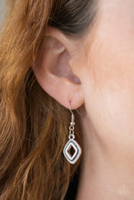 Load image into Gallery viewer, Geocentric Silver Necklace Paparazzi Accessories