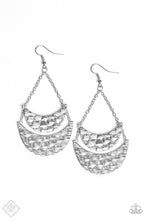 Load image into Gallery viewer, Moon Landing Silver Earrings Paparazzi Accessories