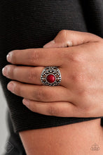 Load image into Gallery viewer, On An Adventure Red Ring Paparazzi Accessories