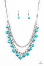 Load image into Gallery viewer, Wait and SEA Blue Necklace Paparazzi Accessories