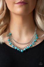 Load image into Gallery viewer, Wait and SEA Blue Necklace Paparazzi Accessories