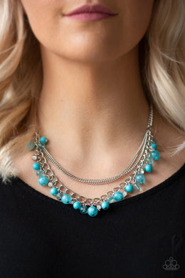 Wait and SEA Blue Necklace Paparazzi Accessories