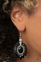 Load image into Gallery viewer, Big Time Twinkle Black Earring Paparazzi Accessories