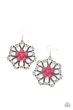 Load image into Gallery viewer, Dazzling Dewdrops Pink Earrings Paparazzi Accessories