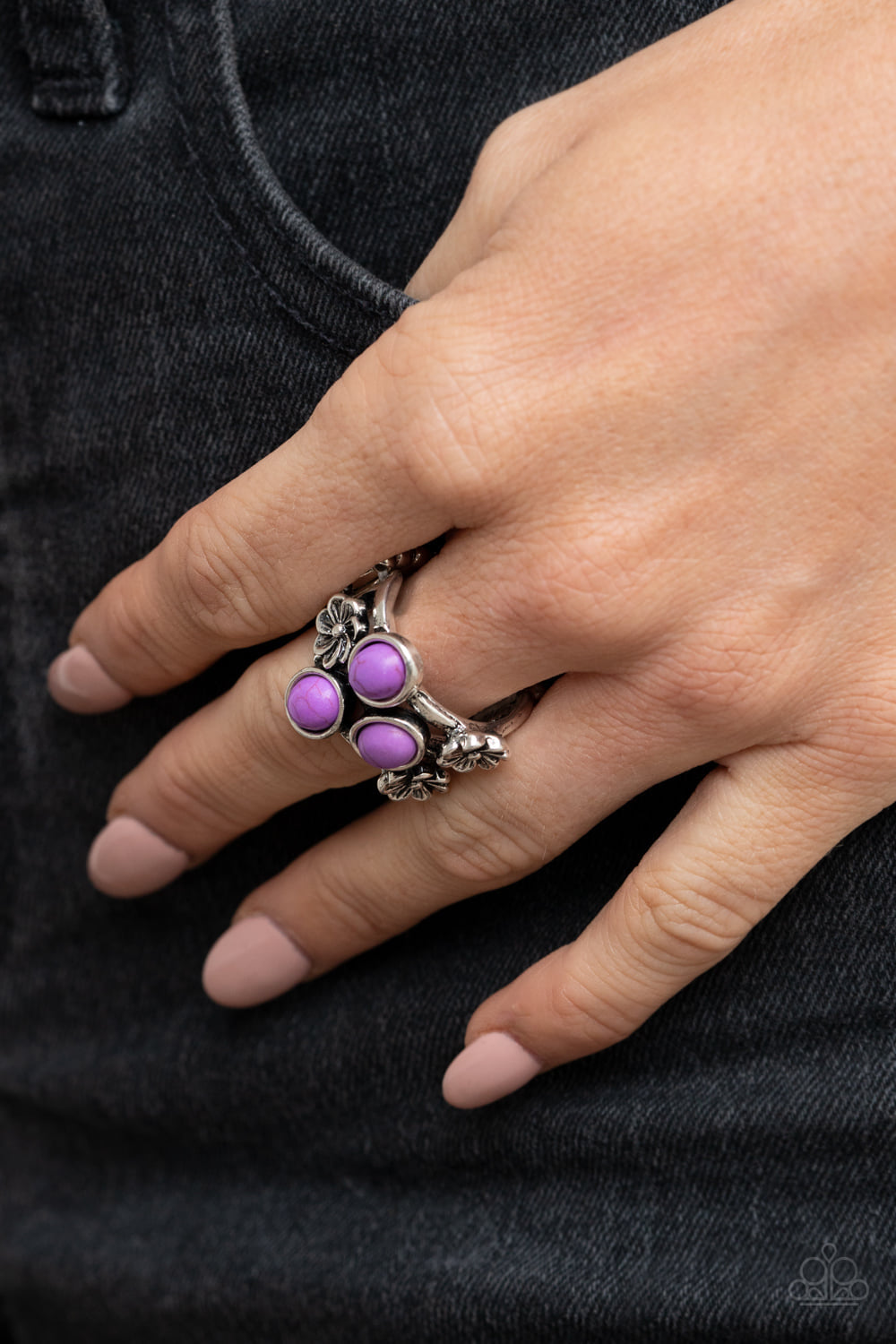 Primitive Paradise - Purple Ring Paparazzi Accessories