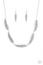 Load image into Gallery viewer, Light Flight Silver Necklace Paparazzi Accessories