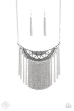 Load image into Gallery viewer, Empress Excursion Silver Necklace Paparazzi Accessories