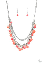 Load image into Gallery viewer, Wait and See Orange Necklace Paparazzi Accessories