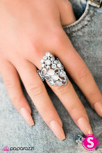 Load image into Gallery viewer, Sparkle Splash White Moonstone Ring Paparazzi Accessories