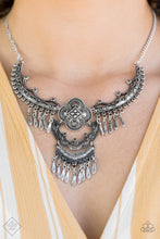 Load image into Gallery viewer, Rogue Vogue Silver Necklace Paparazzi Accessories