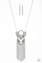 Load image into Gallery viewer, Spirit Trek White Stone Necklace Paparazzi Accessories