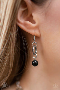 autopostr_pinterest_49916,black,faith,heart,hearts,short necklace,Charmed I am Sure Black Necklace