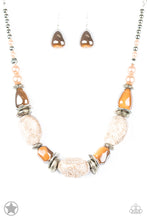 Load image into Gallery viewer, In Good Glazes Peach Stone Necklace Paparazzi Accessories