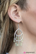 Load image into Gallery viewer, Sparkling Soiree Green Earring Paparazzi Accessories
