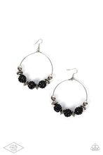 Load image into Gallery viewer, I Can Take a Compliment - Black Earrings Paparazzi Accessories