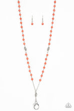 Load image into Gallery viewer, Tassel Takeover Orange Lanyard Paparazzi Accessories