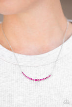 Load image into Gallery viewer, Rockin Rhinestones Pink Necklace Paparazzi Accessories