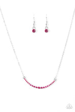 Load image into Gallery viewer, Rockin Rhinestones Pink Necklace Paparazzi Accessories