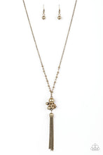 Load image into Gallery viewer, Uniquely Uptown Brass Necklace paparazzi accessories