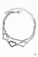 Load image into Gallery viewer, Love Is Everywhere Black Bracelet Paparazzi Accessories