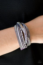Load image into Gallery viewer, I Came To Slay - Purple Leather Double Wrap Bracelet Paparazzi Accessories