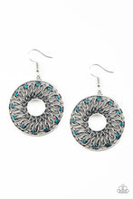 Load image into Gallery viewer, Malibu Musical Blue Earring Paparazzi Accessories